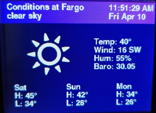 PyPortal Weather